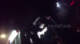 Marnie Simpson annoys photographers at club entrance