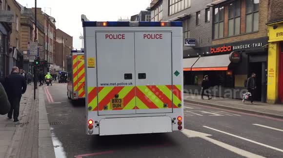 Security Alert, Shoreditch, London, UK