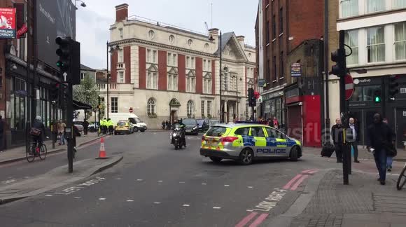 Police Security Alert Shoreditch