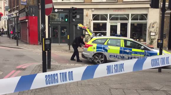 Police Security Alert Shoreditch