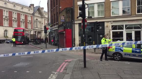 Police Security Alert Shoreditch