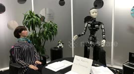 Two robots have a 'conversation' about sushi at SXSW