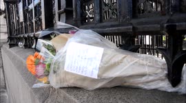 Floral tribute for Police officer kieth Palmer