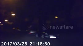 Dash cam captures audio of Wirral gas explosion