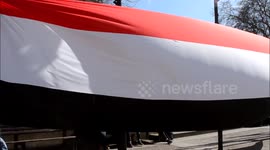 Human rights for Yemen march to BBC , 