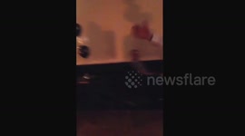 Oldham lads dancing to Uptown Funk drunk