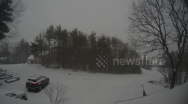Snow storm, Massachusetts