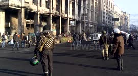Guards of Maidan & a Medic Play Football the Day After a Deadly Battle