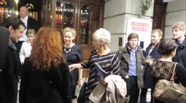 Denise Welch gets hassled by a Homeless Man