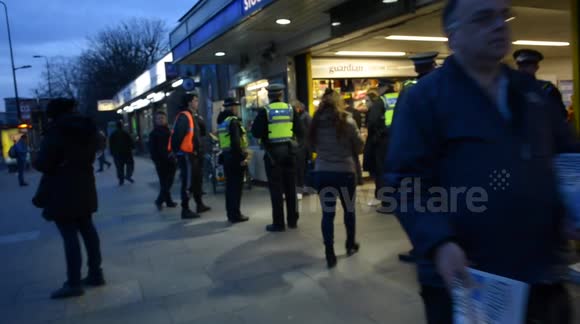 Total Policing at Stockwell Tube