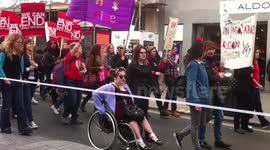 Protest on Oxford St London