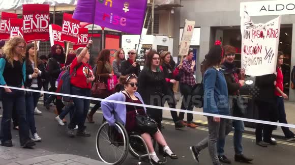 Protest on Oxford St London