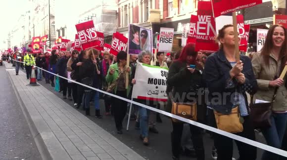 International Women's Day Protest London