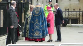 FILE: Queen and Prince Philip attend Commonwealth Day event at Westminster Abbey