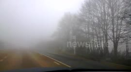 Fogging terrible driving conditions...