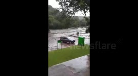 Klein Kariba Holiday Resort Flood waters