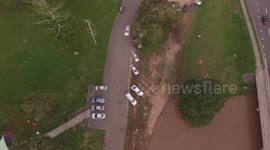 Logan River flood Queensland 2017