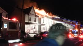 2nd Alarm wtih Mayday Scott Street, Kulpmont, Pennsylvania (Head-on) 1