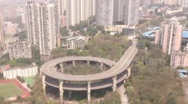 720-degree overpass in southwestern China