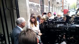 Ken Livingstone attends Anti Semitism hearing in Westminster, UK