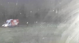 man starts getting out the mud