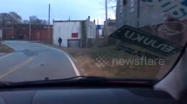 Kid scared by loud exhaust