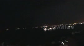 Lightning strike in Gibraltar 