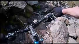 Flying Mountain BIke Crash on Helvellyn