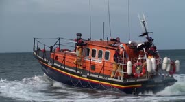 Swanage Lifeboat Launch.MTS
