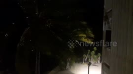 Powerful wind as Cyclone Cook hits New Caledonia