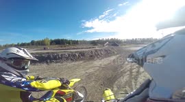 Motocross crash Sweden