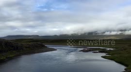 Driving in the Valleys of Iceland’s East Fjords