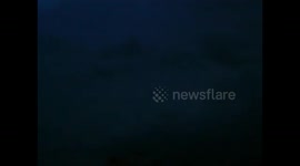 Incredible lightning storm