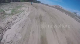 Rookie Crash KTM 150 sx 2 Stroke! BRAAP [GOPRO HERO 4]