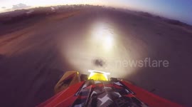 Banshee vs yfz crash