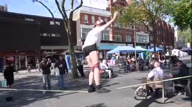 Tightrope Walker In Stratford