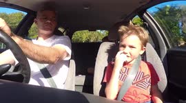 Boy denies picking nose in car