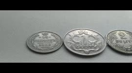 The history of the coins in Lithuania per 100 years.