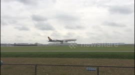 Jet Airways #9W234 returned to Amsterdam after a tailstrike on departure