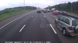 What was 30 children doing walking up the M25