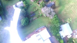 Using a drone to make a toy glider fly