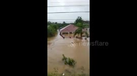 Flooding in clarendon Jamaica 4/22/2017