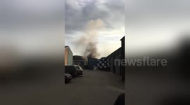 Newsflare Edit - **BREAKING NEWS** Fire at Holton Heath Trading Estate @Bournemouthecho https://t.co/56GICuqocS
