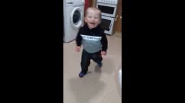 my little boy dancing