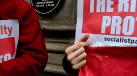 Irish embassy picketThe right to protest 