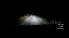 speeding driver gets some karma