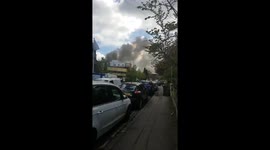 Cancer research hospital, The christie is on fire. God help those who are inside https://t.co/Zx8ztL2exU