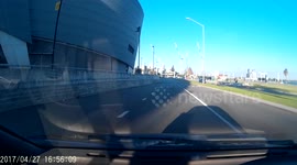 Bad Driver - Perth - Illegal Overtake over white lines. Illegal use of Bus lane.