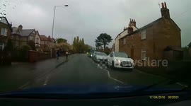 Woman allegedly asleep at the wheel causes huge traffic line