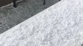 Spring graupel in eastern Poland